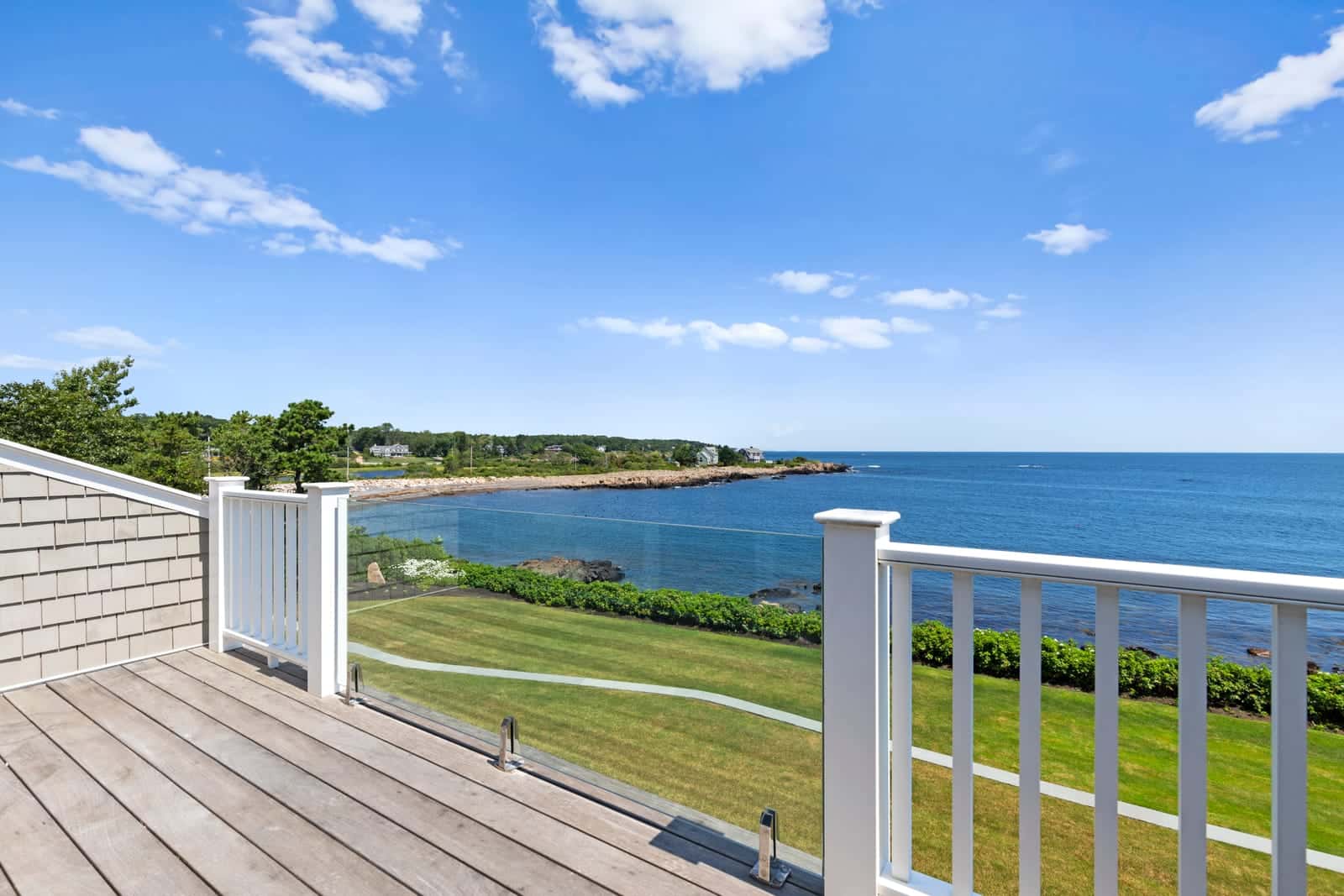 Waterfront view at a home in York, Maine